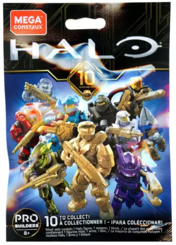  Mega Construx Halo Infinite Series 2 Blind Bag Mini Figures  (Pack of 6) : Toys & Games