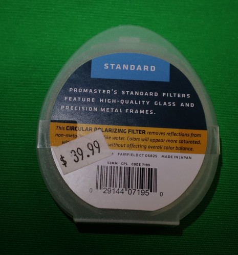 New Filter combo 52mm CPL & UV - Picture 4 of 5