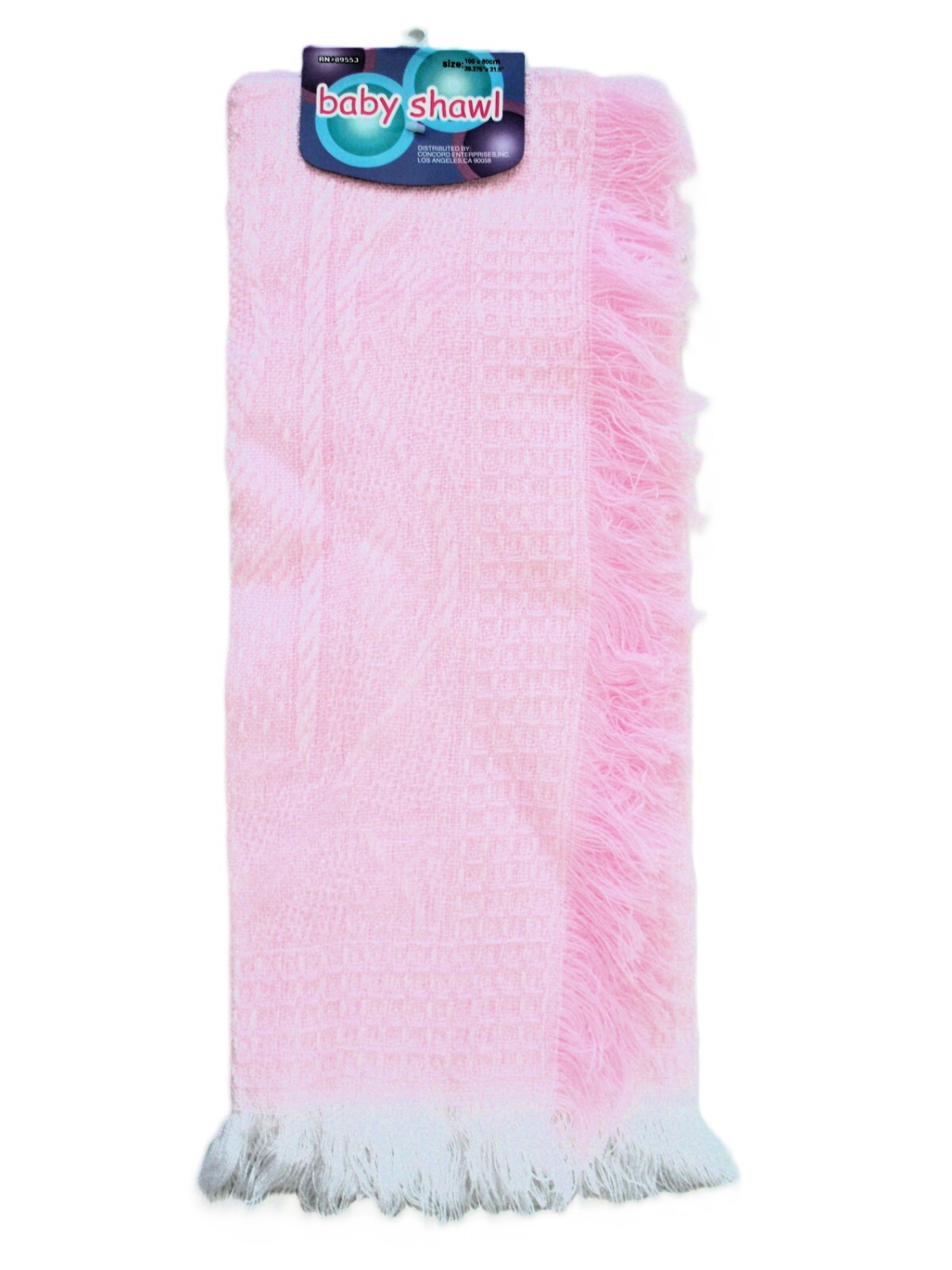 Soft Knit Baby Shawl Blanket Cozy Swaddle Wrap for Newborns 