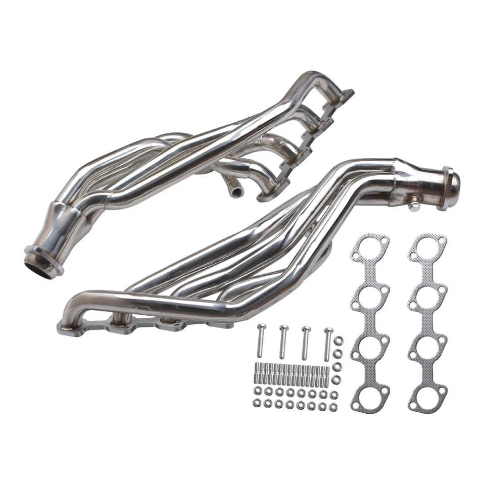 Cabezales colector de escape para Ford Mustang GT 1996-2004 4,6 L V8 acero inoxidable Foto 2 de 4