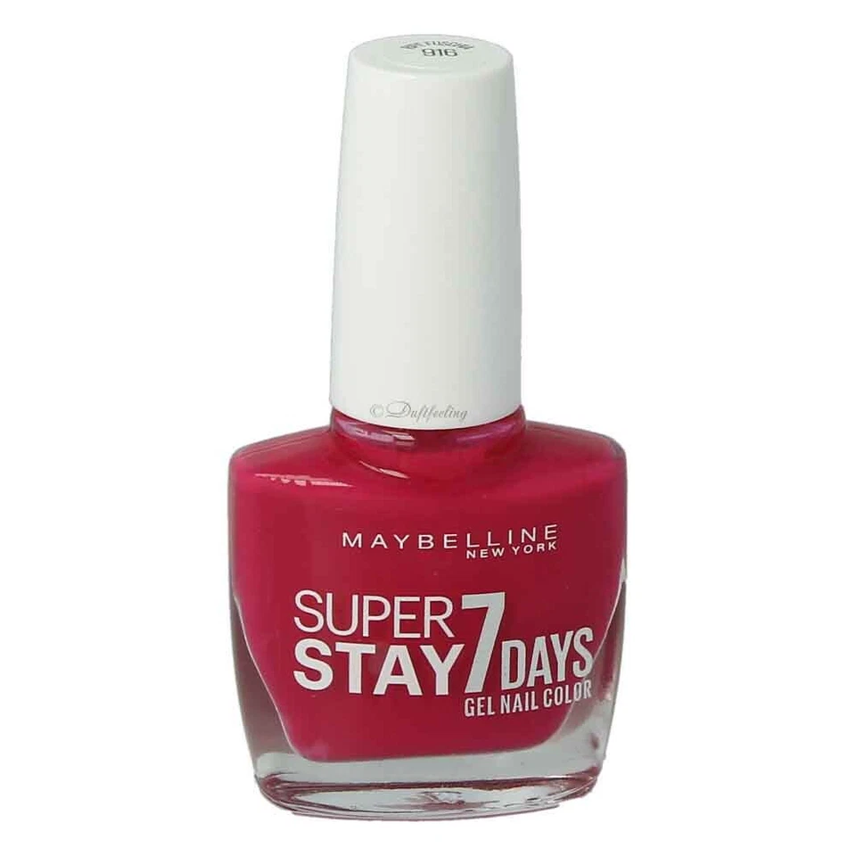 Maybelline Nail Polish Superstay 7 Days 916 Ripe Fuchsia 10 ml