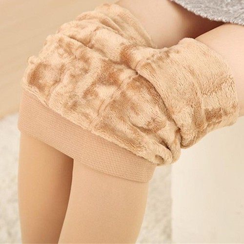 Women Ladies Winter Stretchy Thick Warm Thermal Fleece Lined Tights Waist Pants - Picture 20 of 21