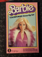 Barbie Colorforms Dress up Set 1983 - incomplete, as pictured.