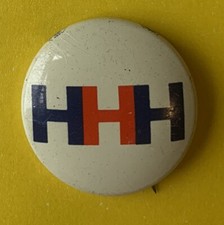 1968 Hubert Humphrey Vintage US Political button pin Campaign badge presidential
