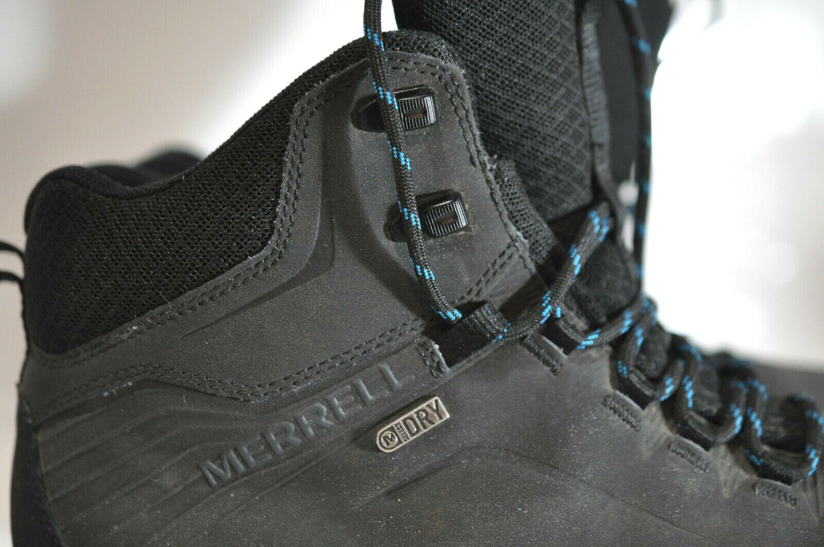 Merrell Dry Select Grip Mens black leather boots size 9 | eBay display picture 1