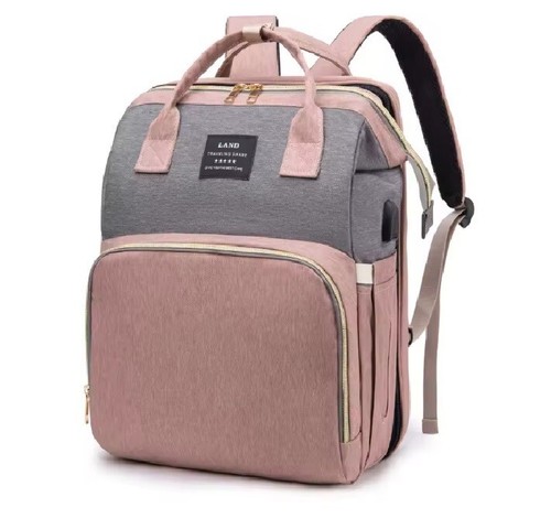 Borsa Zaino Fasciatoio, Zaino Mamma Multifunzione con Fasciatoio Portatile - Foto 13 di 13