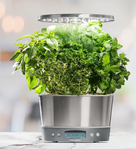 Внутренняя гидропонная система AeroGarden Elite 360 из нержавеющей стали 100693-BSS 15490₽