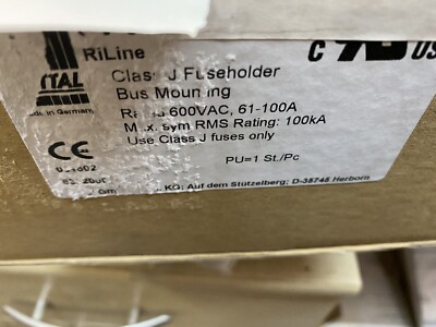 Rittal SV 9345.100 Sicherungshalter   RiLine 60 mm (Class J, 3-polig)