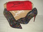 100% AUTHENTIC NEW WOMEN LOUBOUTIN HOT CHICK 100 POLKA DOTS PUMP/HEEL US 8 — photo 6
