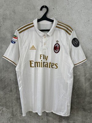 AC MILAN 2016 2017 AWAY FOOTBALL SHIRT #70 BACCA ADIDAS JERSEY