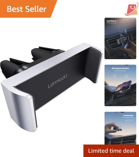Car Phone Mount Air Vent Clip Holder Universal Adjustable Hands-Free Cradle