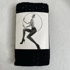 Express Black Pattern Tights S/M Nylon Spandex New Fish Net