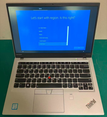 Lenovo ThinkPad X1 Carbon Gen 5 Laptop intel i5-7200U 8G Ram 256G SSD Windows 10