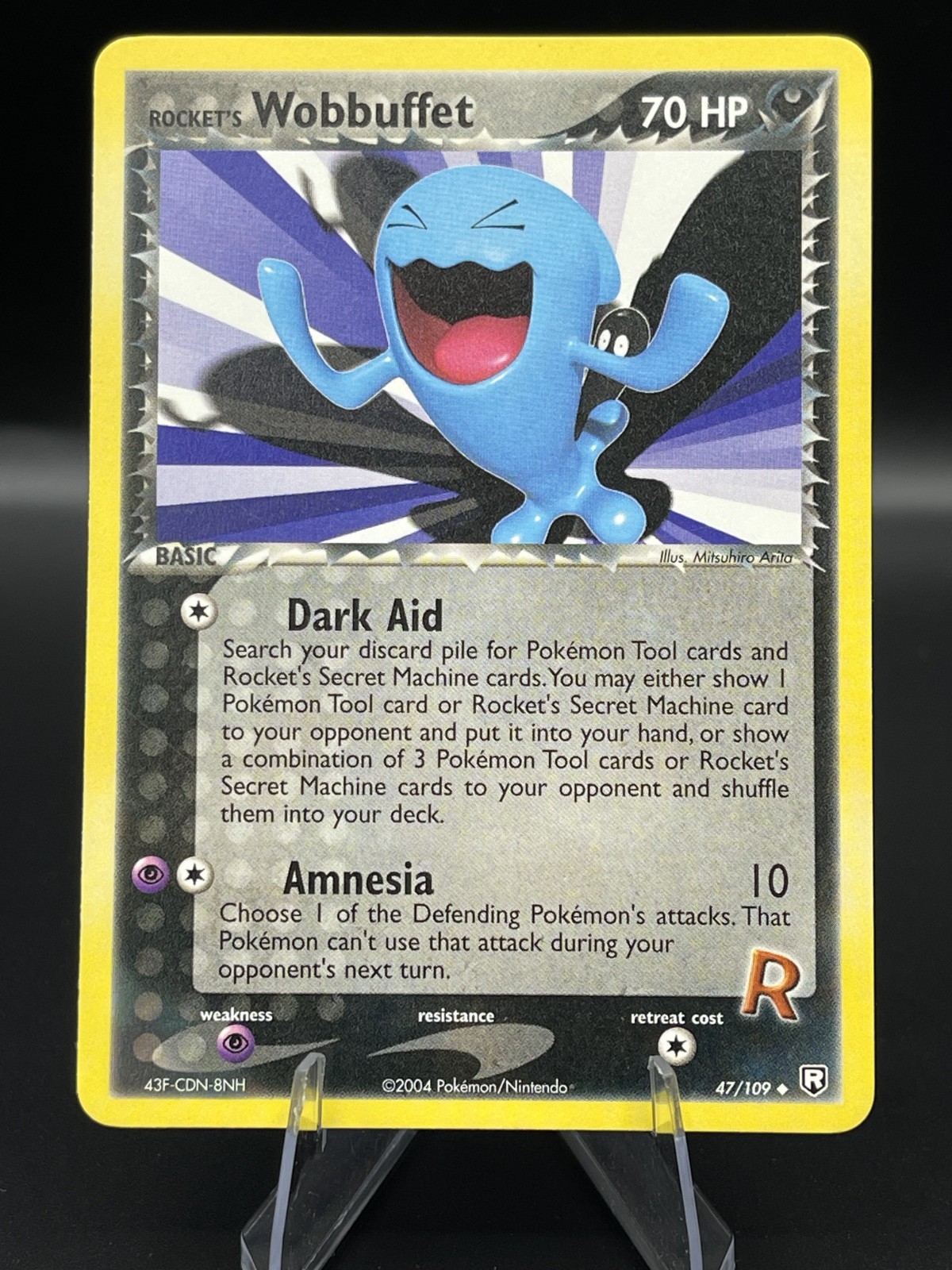 (NM) Rocket's Wobbuffet 47/109 Team Rocket Returns Uncommon Pokemon Card 327a-32
