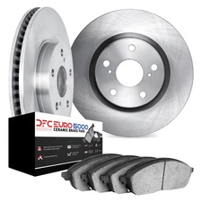 For BMW X1 13-15 DFC Plain Rear Brake Kit w 5000 Euro Ceramic Brake Pads