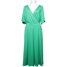 Ellos, Kleid, Größe: 50/52, Grün, Elasthan/Polyester, Einfarbig, Damen #sDh