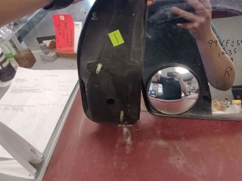 Espelho retrovisor lateral passageiro manual pedestal compatível com 92-02 Ford E150 Van 246319 - Imagem 3 de 3