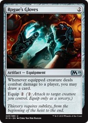 Rogue's Gloves 243/280 Core Set 2019 MTG