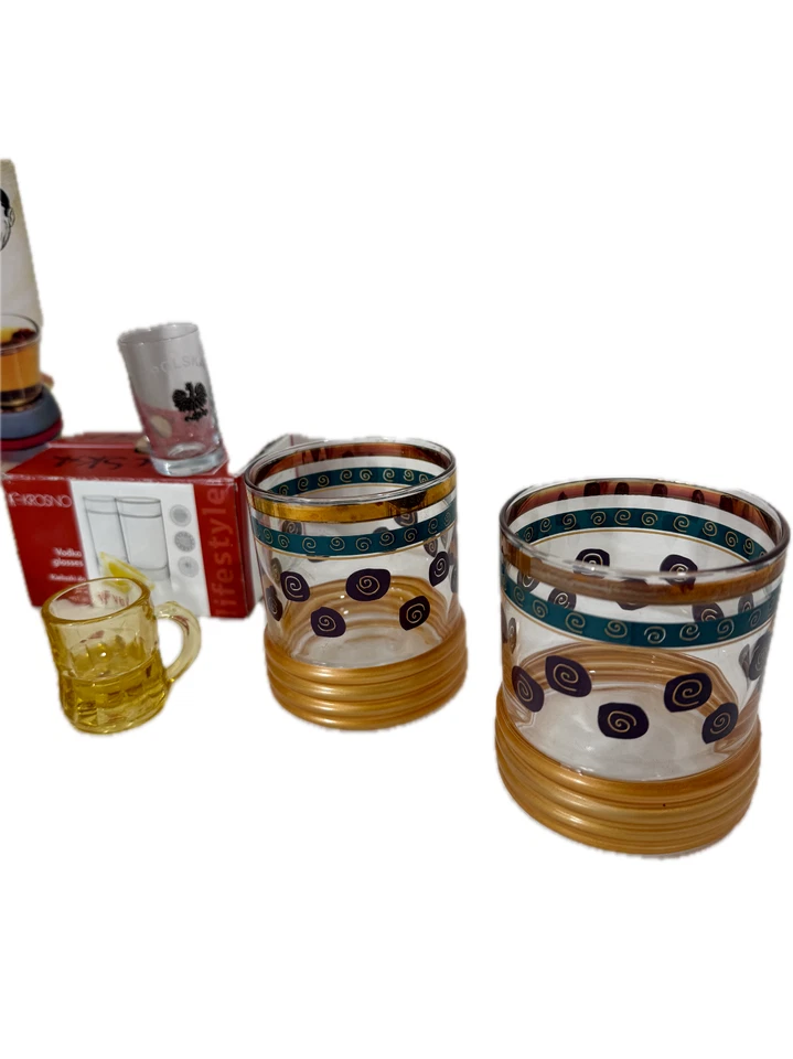 Piedras de cerveza de colección, vidrio de tiro mixto, spinner de tiro, taza alemana y mini tazas Foto 3 de 4