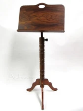 ROOSEBECK COLONIAL MUSIC STAND SINGLE TRAY SHEESHAM