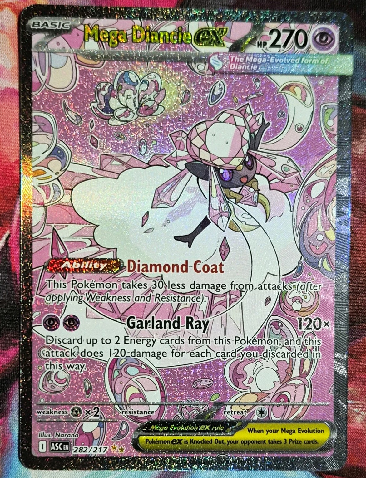 Mega Diancie EX 282/217 - Ascended Heroes - SIR