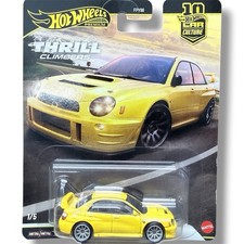 Hot Wheels Premium Car Culture Subaru Impreza WRX Yellow Thrill Climbers 1/64