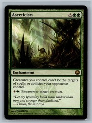 Asceticism - Scars of Mirrodin #110 Rare Green Enchantment