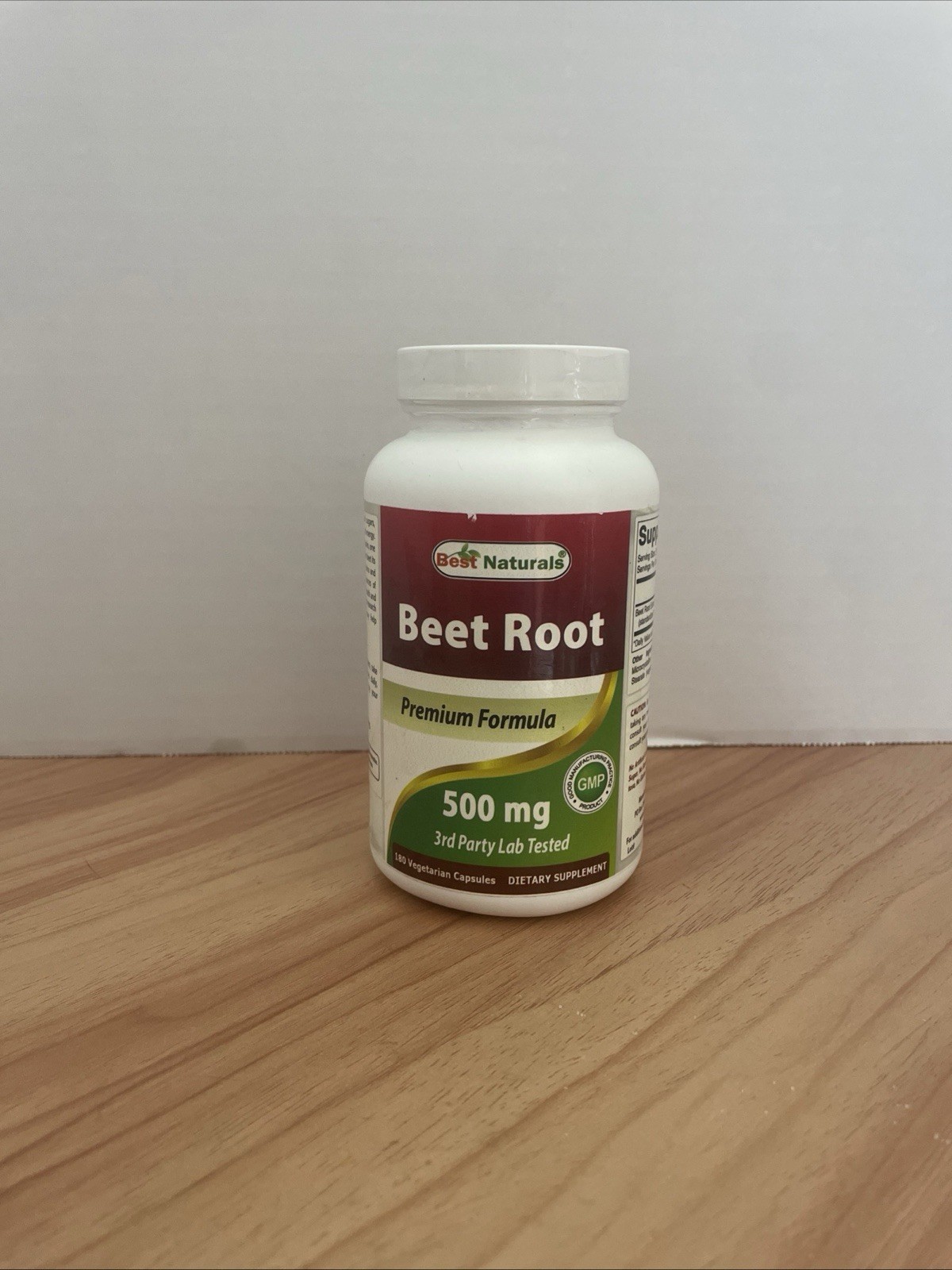 Best Naturals Beet Root Premium Formula 500mg 180 Capsules