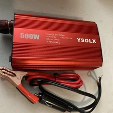 500W Car Power Inverter Converter Adapter Charger DC12V to AC110V 2USB Portable 