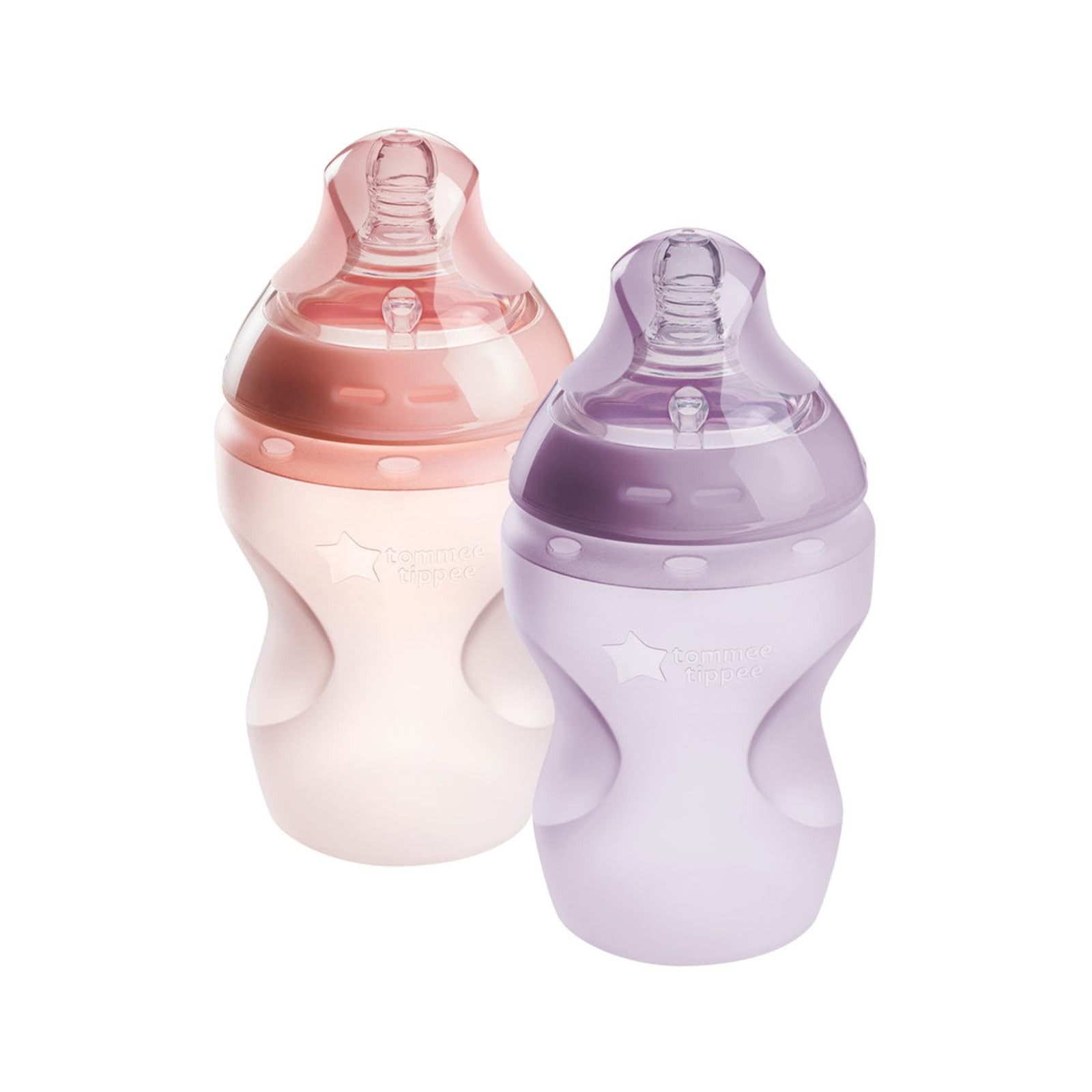 Tommee Tippee Silicone Baby Bottle 9 Count Leakproof Self St