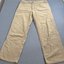 PANTS FR Carhartt Beige 36x30 SEE PICS Flame Resistant Beige FRB159 GKH