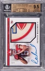 2017 PANINI NATIONAL TREASURES RPA #7 PATRICK MAHOMES ROOKIE 1/5 BGS 9.5 AUTO 10