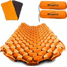 2 Pack Sleeping Pad for Camping, Ultralight Inflatable Sleeping Mat, Compact Lig
