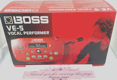BOSS VE-5 Vocal Performer Red New Unused Japan Vocal Effects Processor