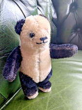 Steiff Panda Bear Teddy Bear Vintage Steiff Animal Plush Toy Mohair 60s G6