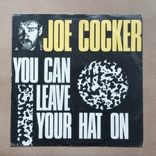 JOE COCKER-You Can Leave Your Hat On/Shelter Me   7"  45 giri   ITALIA  1986