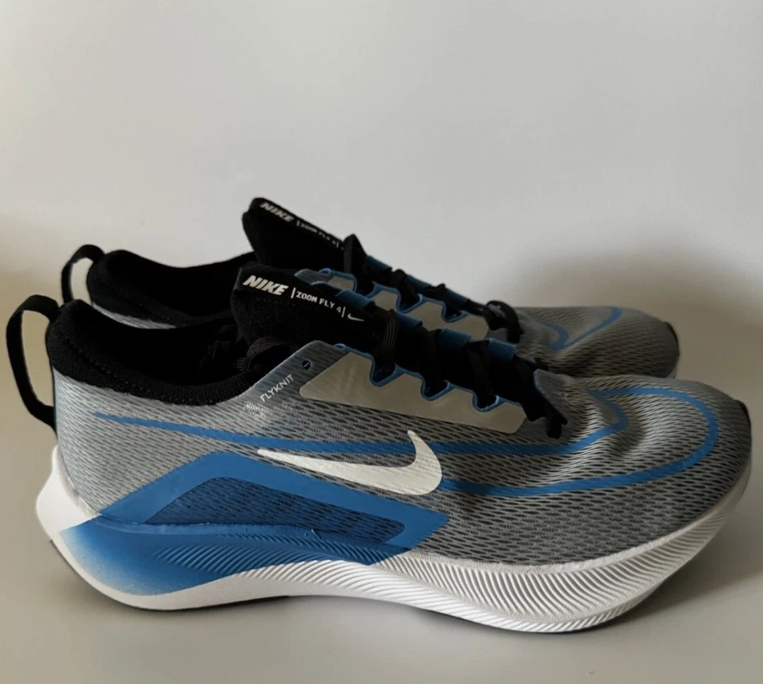 Nike Zoom Fly 4 Wolf Grey Photo Blue for Sale | Authenticity  display picture 1