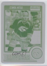 2014-15 O-Pee-Chee Platinum Printing Plate Yellow 1/1 Seth Jones #72 0c3