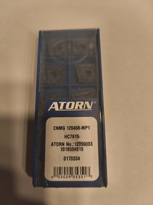 CNMG 120408-MP1 HC7615 / CNMG 432-MP1 HC7615 für Stahl Atorn 10 Stück 