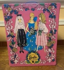 VTG  LOT/5 1969 MATTEL THE WORLD OF BARBIE DOLL TRUNK & 4  DOLLS & ACCESSORIES
