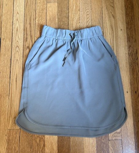 Gray Lululemon On The Fly Skirt 4 - Picture 1 of 3