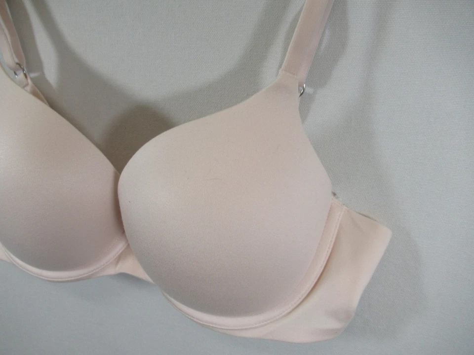 Sujetador Aerie Real Sunnie acolchado push up Demi 34C rosa con aros Foto 2 de 4