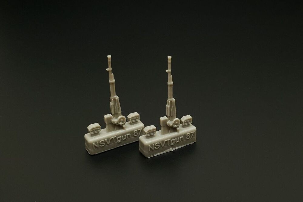 Hauler Models HLR87200 - 1:87 Nsvt 12,7mm Tank Heavy Machine (2pcs) - Accessory