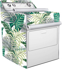 Cubierta para lavadora secadora exterior con cremallera a prueba de agua y sol