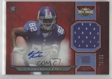 2012 Topps Triple Threads Rookie Relics 72/99 Rueben Randle #TTRAR-36 Auto 1s7