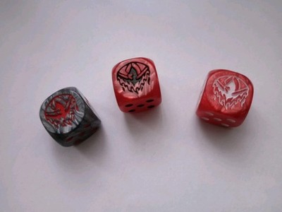Queen Games 3 Herr der Ringe Würfel Dice aus Middle Earth Sammelkartenspiel  