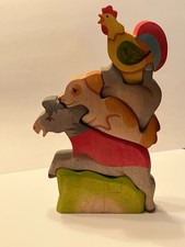 Wooden Bremen Town Musicians Set