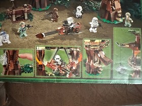 LEGO Star Wars 10236 Ewok Village.  Used. Complete. w/ 7956 Ewok Attack.