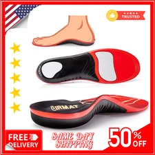 Plantar Fasciitis High Arch Support Insoles for Men Women, Arch Support Inserts.