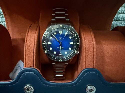 ZELOS Mako V3 Midnight Blue, Steel - Limited run, Number 59 out of 150, sold out